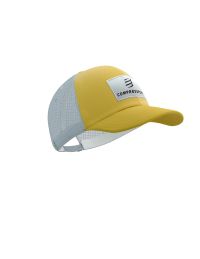 COMPRESSPORT TRUCKER 6P CAP GREY DOWN ET CEYLAN YELLOW Casquette running