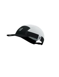 COMPRESSPORT 5 PANEL LIGHT CAP WHITE ET BLACK Casquette running