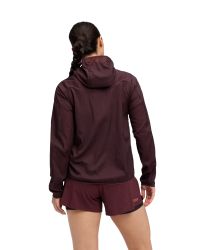HOKA SKYFLOW JACKET BLACK CHERRY Veste running pas cher