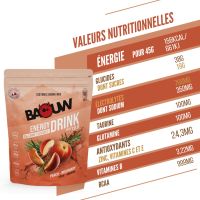 BAOUW BOISSON ISOTONIQUE PECHE ET ROMARIN Boisson d effort pas cher