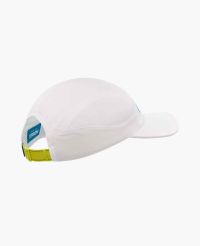 HOKA RUN HAT WHITE Casquette running pas cher