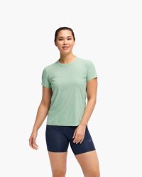 HOKA AIROLITE SHORT SLEEVE 2.0 JADE Tee shirt running pas cher