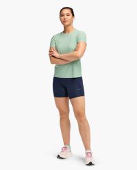 HOKA AIROLITE SHORT SLEEVE 2.0 JADE Tee shirt running pas cher