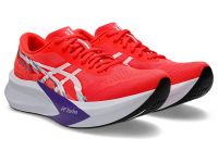 ASICS MAGIC SPEED 4 FLASH RED ET WHITE Chaussure running asics pas cher