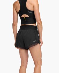 HOKA GLIDE SHORT 4 INCH BLACK  Short Running pas cher