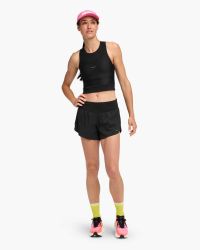 HOKA GLIDE SHORT 4 INCH BLACK  Short Running pas cher