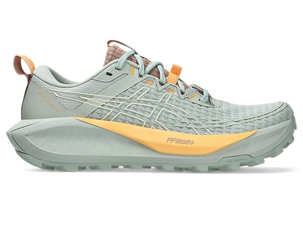 ASICS GEL TRABUCO 13 LICHEN ROCK ET CREAM  Chaussures de trail