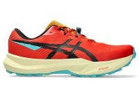 ASICS FUJI LITE RED CLAY ET BLACK Chaussures de trail