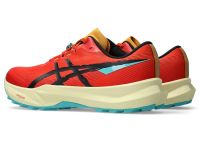 ASICS FUJI LITE RED CLAY ET BLACK Chaussures de trail pas cher