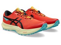 ASICS FUJI LITE RED CLAY ET BLACK Chaussures de trail pas cher
