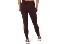 ASICS LOGO 7/8 TIGHT DARK CURRANT Collant running pas cher
