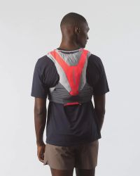 SALOMON ADV SKIN 5 GRADIENT SET CASTELROCK ET NEON FLAME Sac à dos trail pas cher
