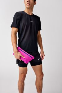 BROOKS HIGH POINT WATERPROOF JACKET FUCHSIA ET BLUE NIGHT  Veste  etanche pas cher