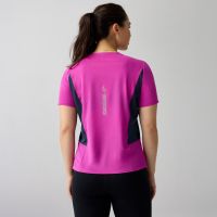 BROOKS HIGH POINT SHORT SLEEVE 2.0 FUCHSIA  Tee shirt running pas cher