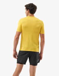 COMPRESSPORT PRO RACING SS SHIRT CEYLON YELLOW Tee shirt de running pas cher