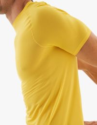 COMPRESSPORT PRO RACING SS SHIRT CEYLON YELLOW Tee shirt de running pas cher