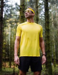 COMPRESSPORT PRO RACING SS SHIRT CEYLON YELLOW Tee shirt de running pas cher