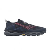 MIZUNO WAVE DAICHI 9  GTX BARITONE BLUE ET CALYPSO CORAL  Chaussures de trail