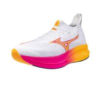 MIZUNO NEO ZEN  WHITE , TANG ORANGE ET PINK PETRA Chaussures de running