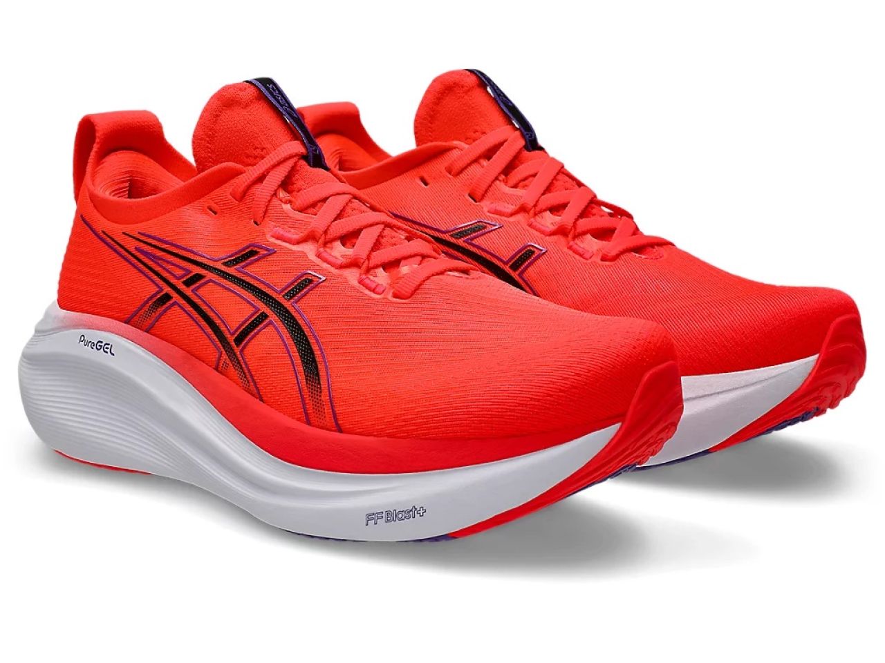 ASICS GEL NIMBUS 27 FLASH RED Chaussure running asics