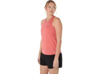 ASICS CORE TANK  DARK PINK CLAY  Running pas cher
