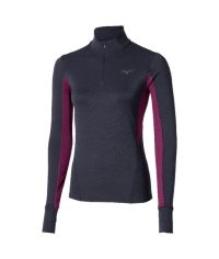 MIZUNO WARMALITE HZ SHIRT BARITONE BLUE Seconde couche chaude