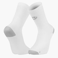 BV SPORT SOQUETTE LIGHT RUN HAUTE BLANC  Chaussettes de running