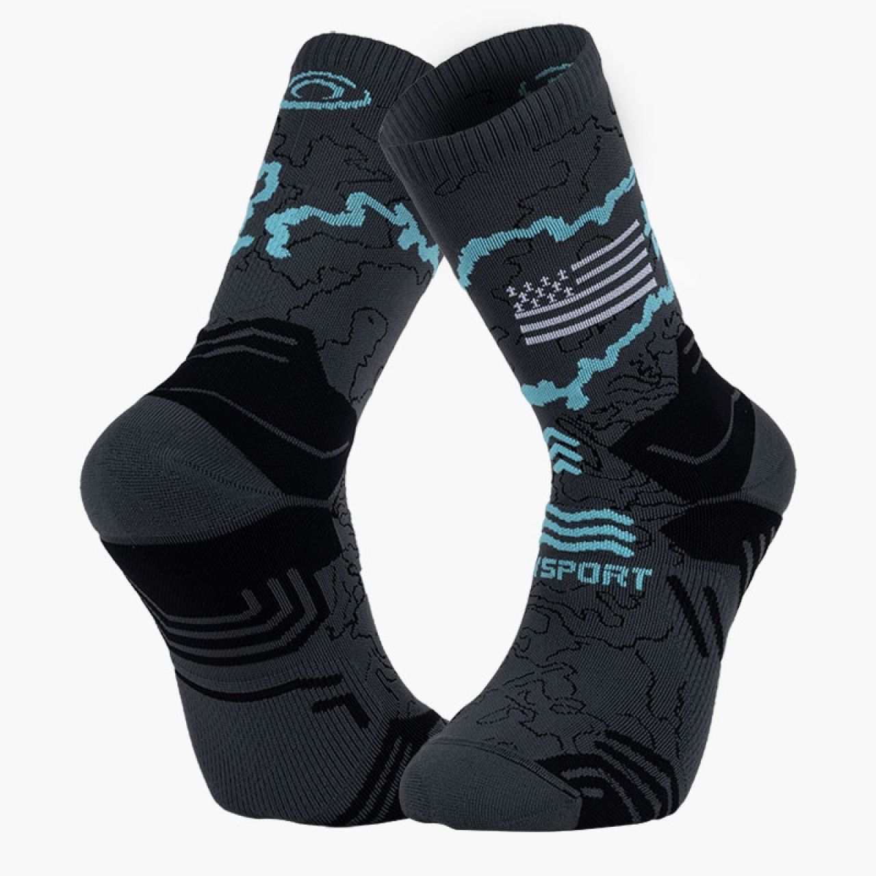 BV SPORT SOCQUETTE TREK GR HAUTE POLYAMIDE GR34 DOUANIERS   Chaussettes de randonnée