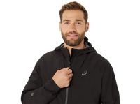 ASICS METARUN WATERPROOF JACKET BLACK Veste Running étanche pas cher