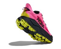 HOKA CHALLENGER ATR  8 NEON ROSE ET BLACK Chaussures de Trail pas cher