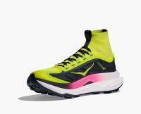 HOKA TECTON X 3 NEON CITRUS ET BLACK Chaussures de trail pas cher