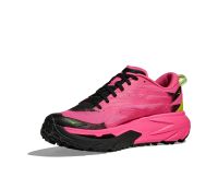 HOKA MAFATE 5 NEON ROSE ET BLACK Chaussures de trail pas cher