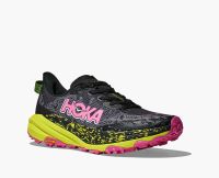 HOKA SPEEDGOAT 6 BLACK ET NEOM CITRUS Chaussures de trail