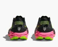 HOKA SPEEDGOAT 6 BLACK ET NEON ROSE Chaussures de trail pas cher