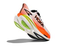 HOKA MACH X 3 WHITE ET NEON TANGERINE  Chaussures de running pas cher