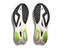 HOKA MACH X 3 WHITE ET NEON TANGERINE  Chaussures de running pas cher
