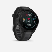 GARMIN FORERUNNER 165 MUSIC BLACK ET SLATE GREY  Montre cardio GPS pas cher
