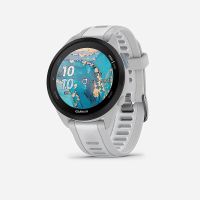 GARMIN FORERUNNER 165 MUSIC GREY ET WHITESTONE Montre cardio GPS pas cher