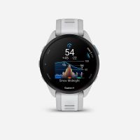 GARMIN FORERUNNER 165 MUSIC GREY ET WHITESTONE Montre cardio GPS pas cher