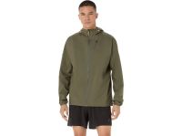 ASICS FUJITRAIL ELITE WATERPROOF JACKET MANTLE GREEN Tee shirt Running