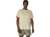 ASICS FUJITRAIL LOGO SS TOP KHAKI Tee shirt Running