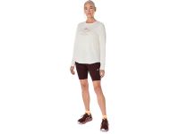 ASICS FUJITRAIL LOGO LS TOP CREAM  Tee shirt  running pas cher