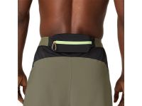 ASICS FUJITRAIL ALL OVER PRINT 5IN SHORT MANTLE GREEN Short Running pas cher