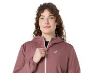 ASICS CORE JACKET RUBBLE RED Veste coupe vent pas cher