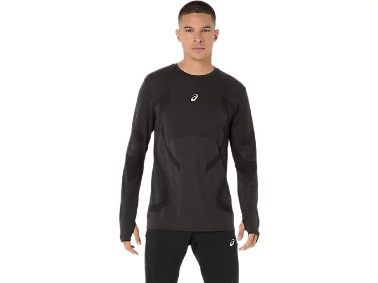 ASICS ROAD SEAMLESS LS TOPROAD SEAMLESS LS TOP BLACK  Tee shirt  running