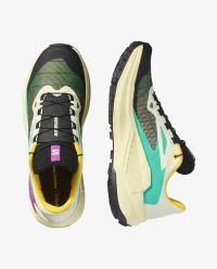 SALOMON GENESIS TRANSPARENT YELLOW ET BLACK  Chaussures de trail pas cher