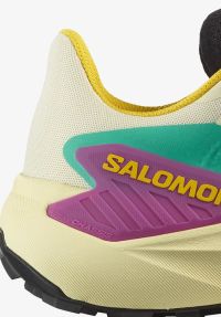 SALOMON GENESIS TRANSPARENT YELLOW ET BLACK Chaussures de trail pas cher