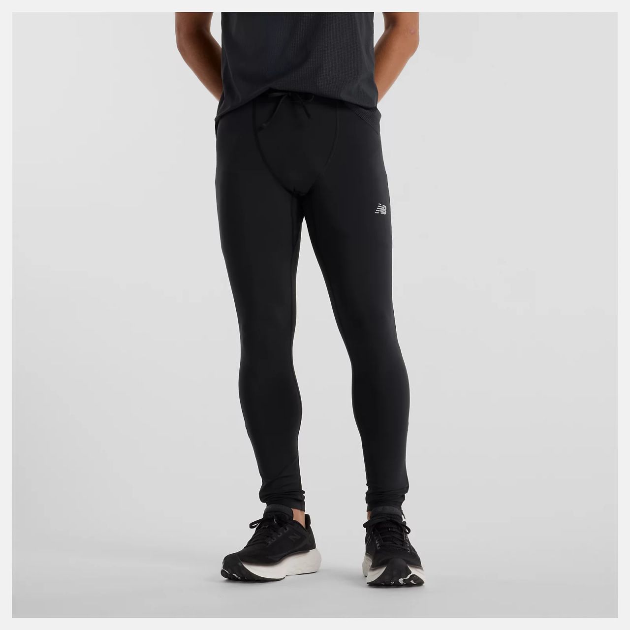 NEW BALANCE SLEEK TIGHT NOIR Collant de running