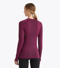 DIADORA LS TEE SHIRT STRATOZERO ROUGE BANDEROLE Tee shirt  running pas cher