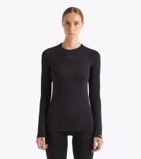 DIADORA LS TEE SHIRT STRATOZERO NOIR Tee shirt  running pas cher
